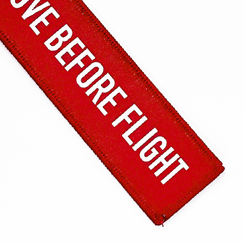 Custom Embroidery Flight Tags
