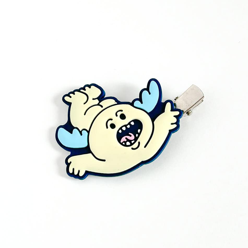 Custom 3D PVC Hair Clips