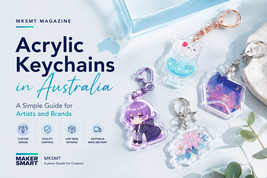 Acrylic Keychains in Australia: A Simple Guide for Artists and Brands