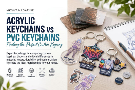 Acrylic Keychains vs PVC Keychains