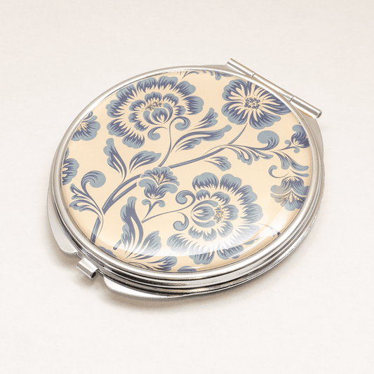 Custom Silver Compact Mirrors