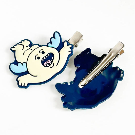 Custom 2D PVC Hair Clips