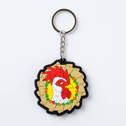 Custom 2D PVC Keychains