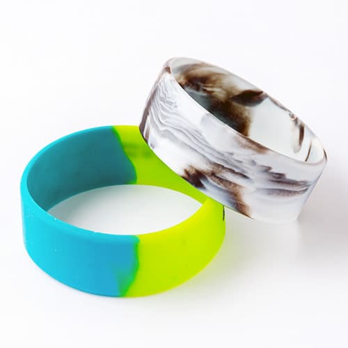 Custom Multi Colored Silicon Bands