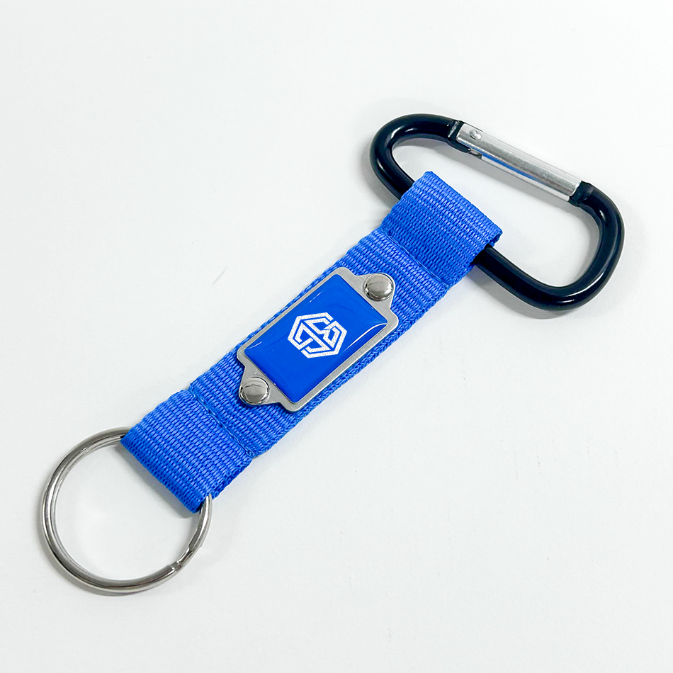 Custom Keychains - Carabiner Epoxy Dome